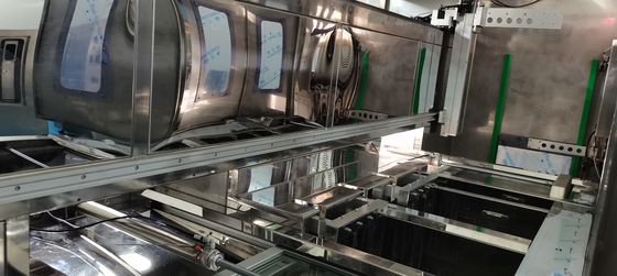 0.3Mpa-0.6Mpa Korfwasmachine Corrosiebestendige met spuit