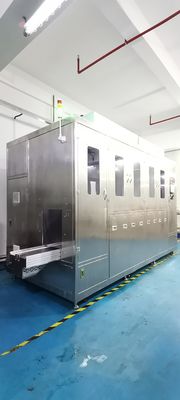 Industriële machine voor het schoonmaken van multi-slot manden met draaiend sproei